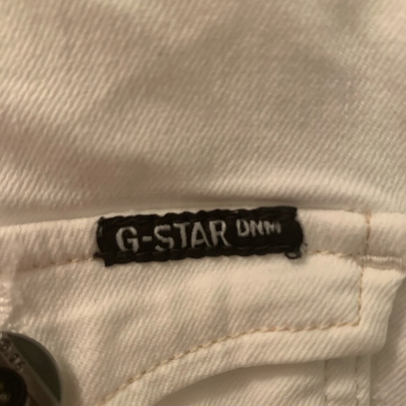 G Star White Denim Jacket - Picture 12 of 15